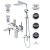 Душевая стойка Grocenberg GB7008WC