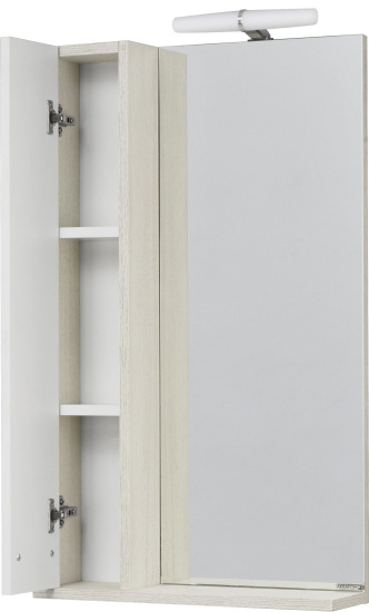 Мебель для ванной Aquaton Бекка Pro 50 белая, дуб сомерсет