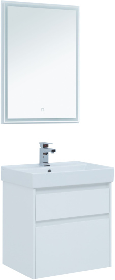 Тумба с раковиной Aquanet Nova Lite 60 2 ящика