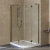 Душевой уголок Vegas Glass AFS-F Lux 120*90 05 01 L профиль бронза, стекло прозрачное Душевой уголок Vegas Glass AFS-F Lux 120*90 05 01 L профиль бронза, стекло прозрачное