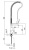 Смеситель для кухни Webert Springy SN921402 с душем