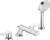 Смеситель на борт ванны Kludi Pure&Style 404250575 Смеситель на борт ванны Kludi Pure&Style 404250575