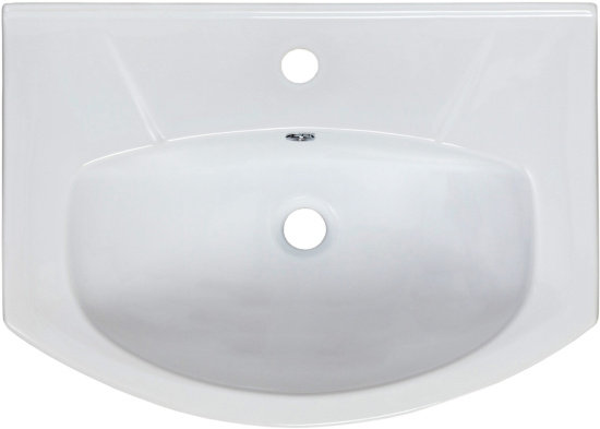 Тумба с раковиной Sanflor Толедо 60, венге, северное дерево светлое