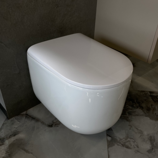 Унитаз подвесной Boheme Flow 969-SET-D с сидением