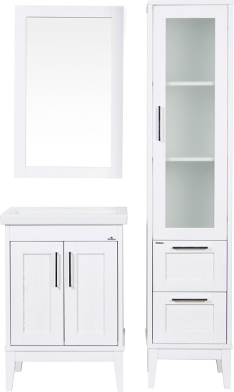 Зеркало ValenHouse Эйвори 60 белое