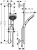 Душевой гарнитур Hansgrohe Raindance Select S 26320400