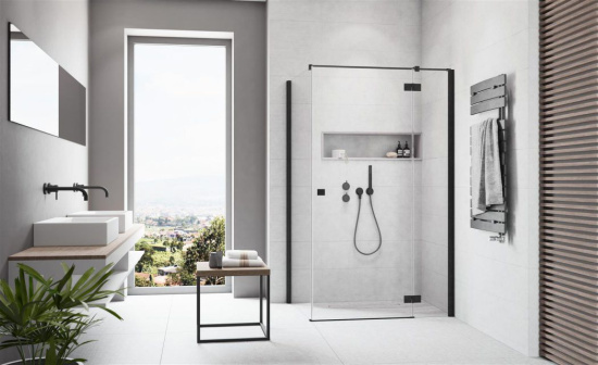 Душевой уголок Radaway Essenza New Black KDJ 100х110 R