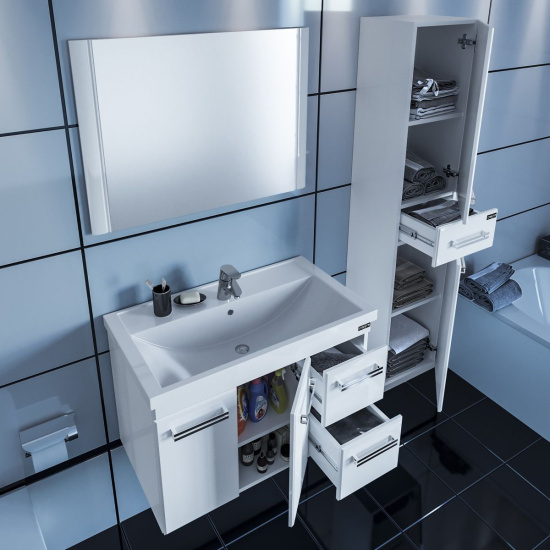 Тумба с раковиной СанТа Меркурий 80