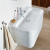 Тумба с раковиной Duravit Happy D.2 Plus 80 белая