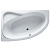 Акриловая ванна Riho Lyra R 140x90 см