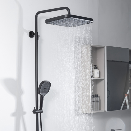 Душевая стойка Gappo G2428-6, черный