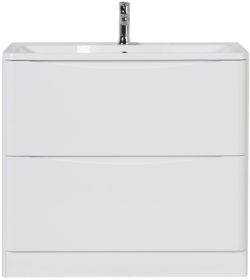 Тумба с раковиной BelBagno Acqua 100 напольная, bianco lucido