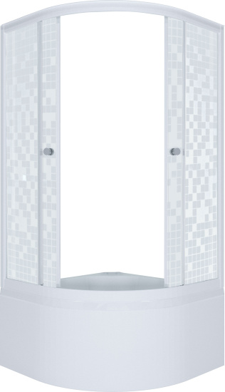 Душевой уголок Triton Стандарт 90х90 Б мозаика, с поддоном