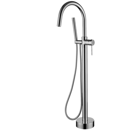 Напольный смеситель для ванны Boheme Uno Inox 469-Inox