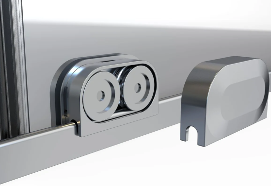 Душевой уголок Allen Brau Fantasy 2.0 120x80, профиль хром, стекло прозрачное