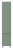 Пенал Brevita Виктори 35 R, зеленый