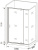 Душевой уголок Good Door Orion WTW-PD+SP-G-CH 100x80 Душевой уголок Good Door Orion WTW-PD+SP-G-CH 100x80