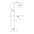 Душевой гарнитур Webert Shower Set AC0729015METAL, хром Душевой гарнитур Webert Shower Set AC0729015METAL, хром