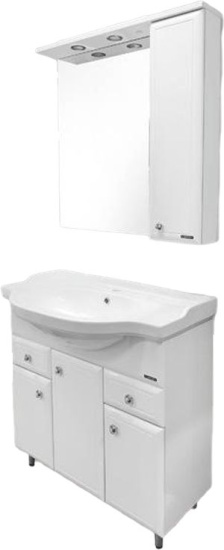 Тумба с раковиной Comforty Сочи 100 напольная