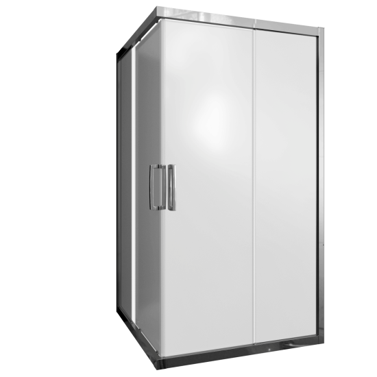 Душевой уголок Stworki Дублин 120x120 см профиль хром глянец, стекло матовое