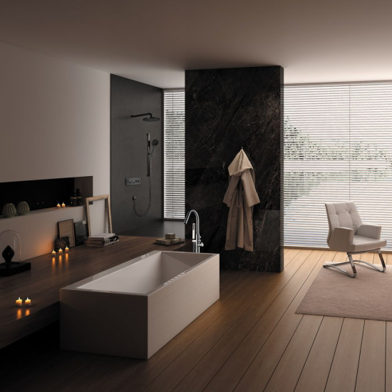 Душевая система  Black&White Universe 7646GM термостат