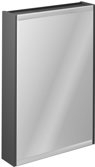 Зеркало-шкаф Stworki Кронборг 55 L черное