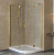 Душевой уголок Vegas Glass AFS-F Lux 110*100 09 01 L профиль золото, стекло прозрачное Душевой уголок Vegas Glass AFS-F Lux 110*100 09 01 L профиль золото, стекло прозрачное