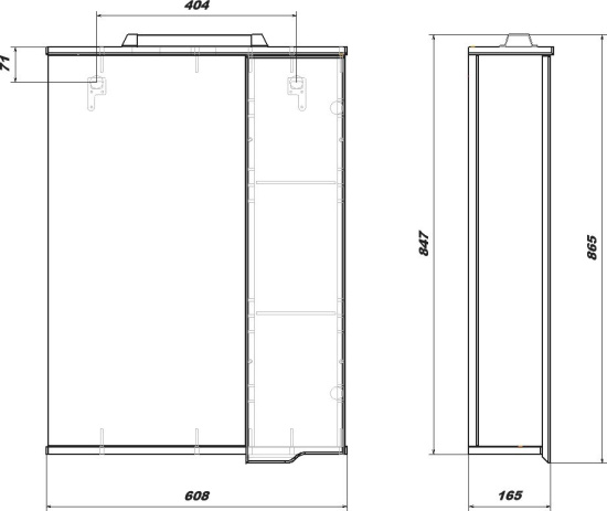 Мебель для ванной Sanstar Bianco 65