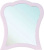 Зеркало Bellezza Грация 90 розовое Зеркало Bellezza Грация 90 розовое