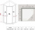 Душевой уголок Black&White Stellar Wind S305 1000х1000