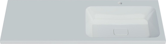 Тумба с раковиной Misty Чегет 130 R, под стиральную машину