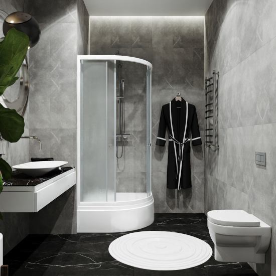 Душевой уголок Triton Риф 100x100 B с поддоном