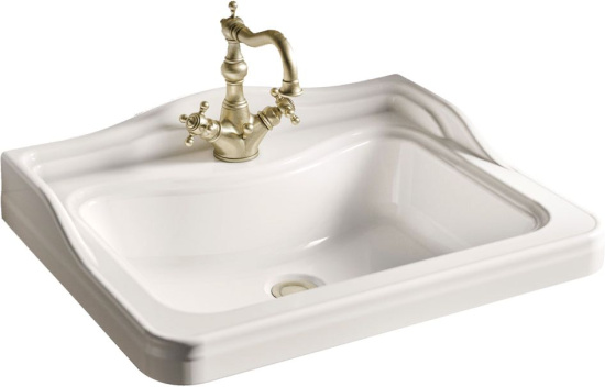 Тумба с раковиной Migliore Impero 60 с дверками, decape sabbia