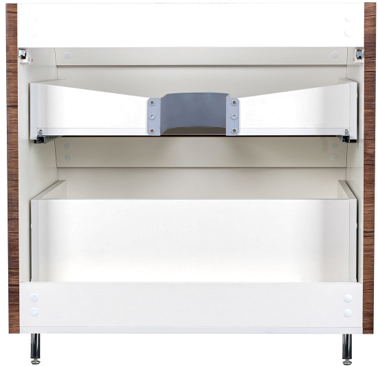 Тумба с раковиной Style Line Атлантика 80 Люкс Plus напольная, старое дерево