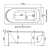 Акриловая ванна Aquanet West 130x70 см Акриловая ванна Aquanet West 130x70 см