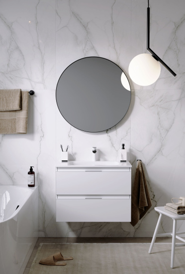 Тумба с раковиной Aqwella 5 stars Accent 75 белый