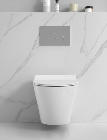 Инсталляция Grohe Rapid SL 38721001 с кнопкой + унитаз подвесной BeWash Aldo BKWHR001480