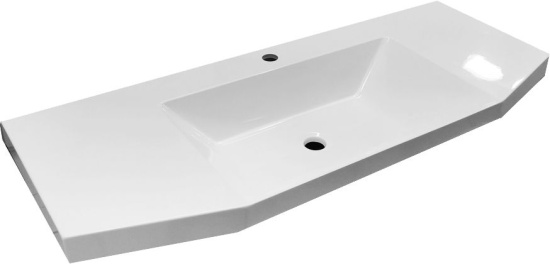 Тумба с раковиной Misty Терра 110 белая