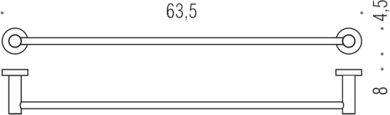 Полотенцедержатель Colombo Design Plus W4911.BM