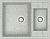 Мойка кухонная ZETT lab. T190Q010 светло-серая