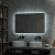 Зеркало Diwo Кострома 120 черное, с подсветкой светодиодной