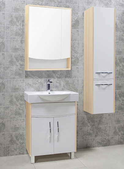 Зеркало-шкаф Aquaton Инфинити 65 ясень коимбра