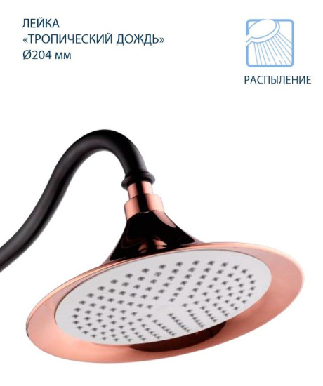 Душевая стойка Lemark Prime LM6162BRG