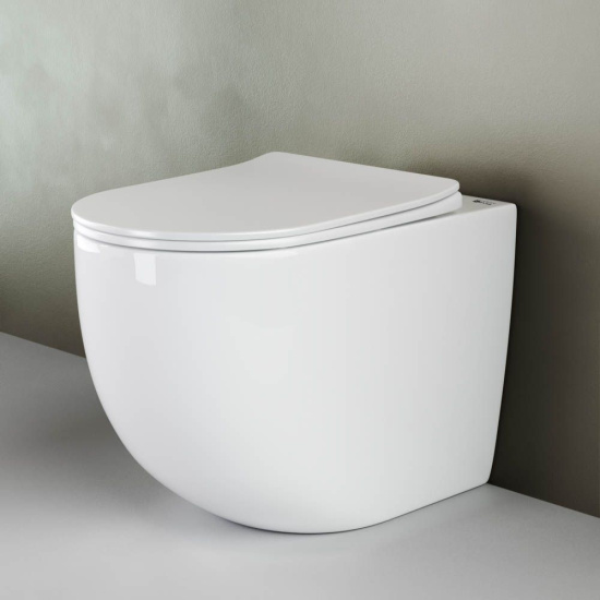 Приставной унитаз Ceramicanova Mia Rimless CN1810