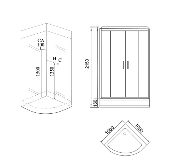 Душевая кабина Grossman GR-141