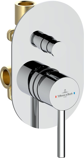 Смеситель для ванны Villeroy & Boch Dawn TVS10600300061 с внутренней частью