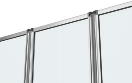 Шторка на ванну Bravat Alfa 100x140
