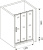 Душевая дверь в нишу Good Door Orion WTW-130-G-CH