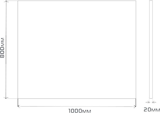 Зеркало Misty Марс 100