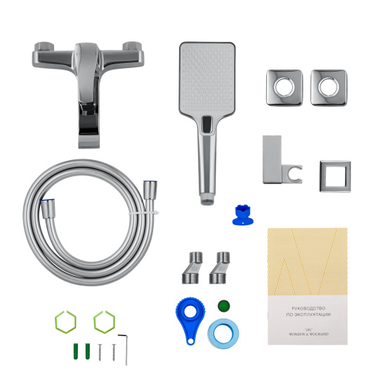 Смеситель для ванны Wonzon & Woghand Flex WW-88037072-CR